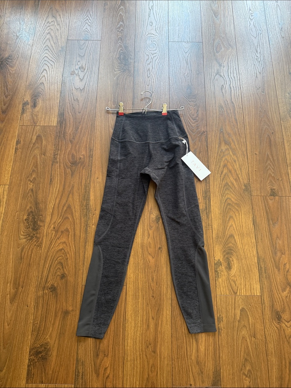 Seamless High-Waist Leggings in Dark Charcoal